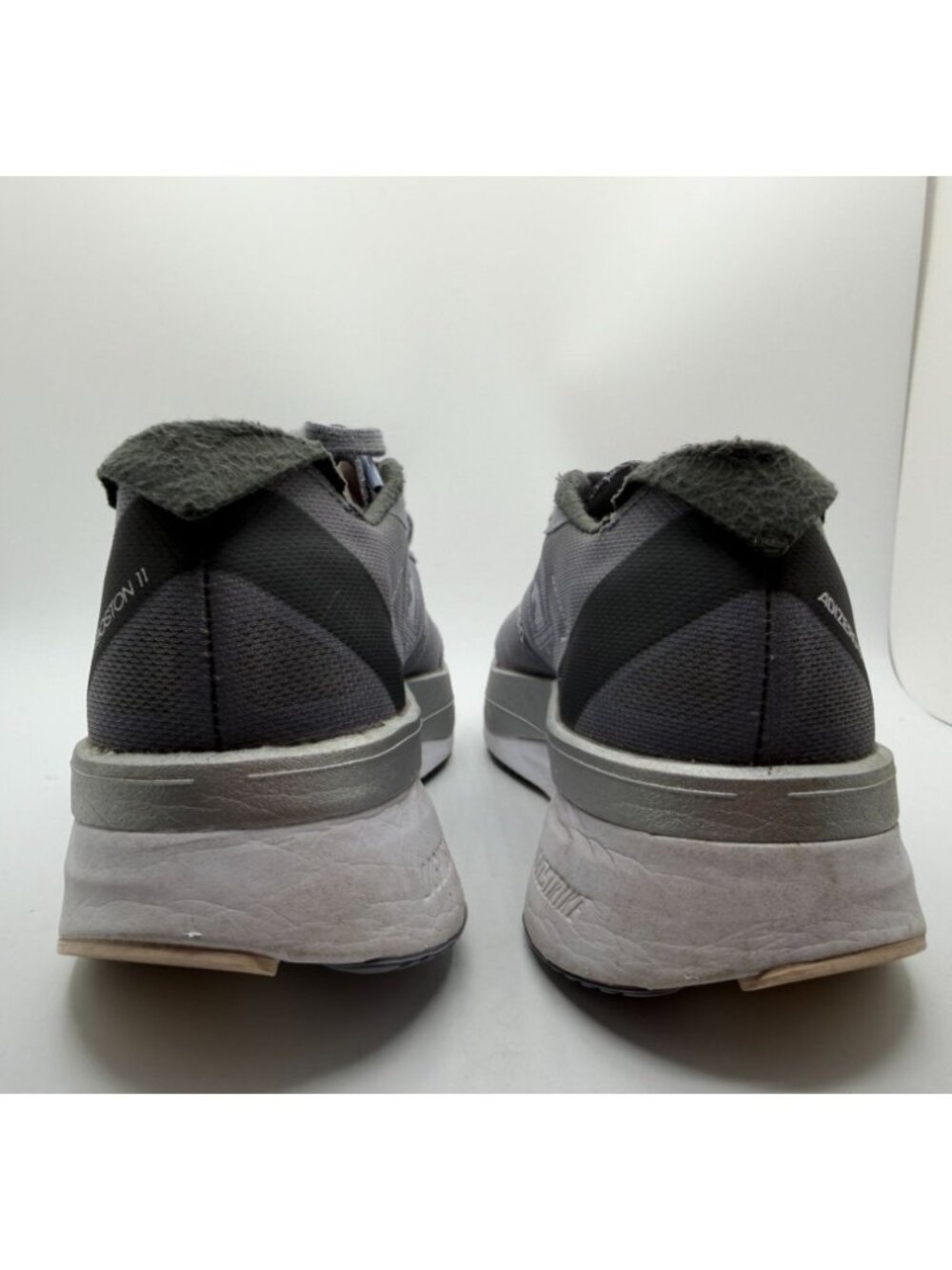 Adidas Adizero Boston 11 Running Sneakers Women's Size 7.5 Silver Violet/Black - Picture 10 of 16